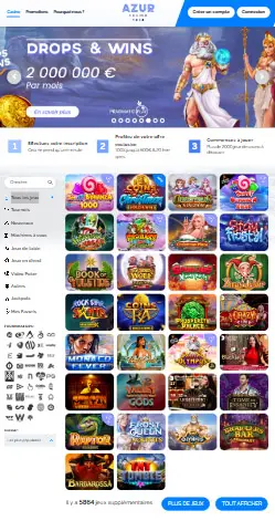 l'application et interface SOS Casino