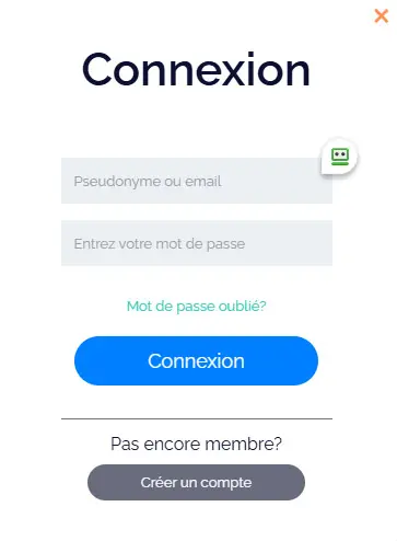 Connexion des membres du SOS Casino