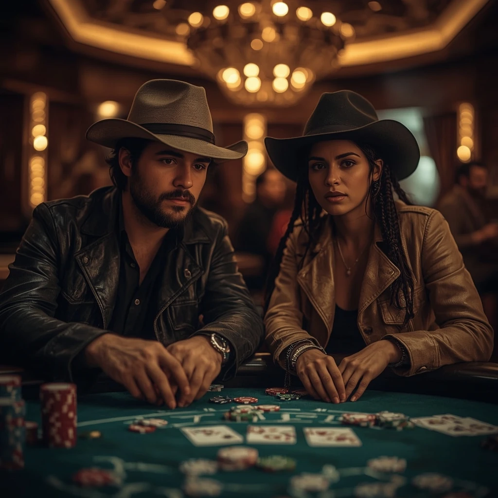 photo de deux joueurs de poker SOS Casino